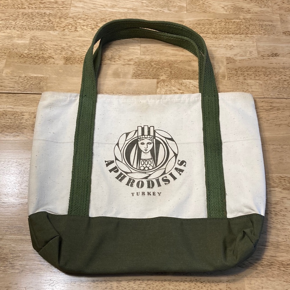 Vintage Aphrodisias Turkey canvas bag